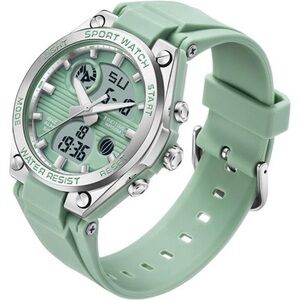 Womens Digital Watch Sport Waterproof Watch Analog Military Tactical Watches
